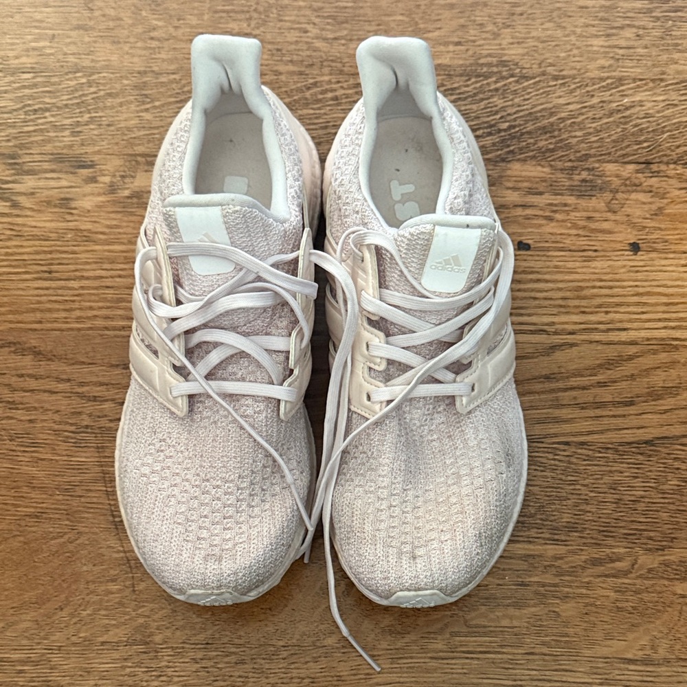 Adidas Women's Off-White Knit Sneakers
